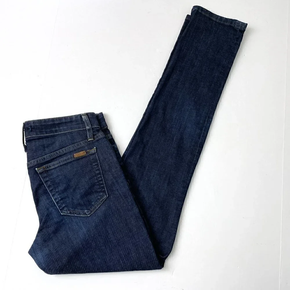 Joe's Jeans Women's Low Rise Skinny Jeans Dark Wash Stretch size 27 length 32